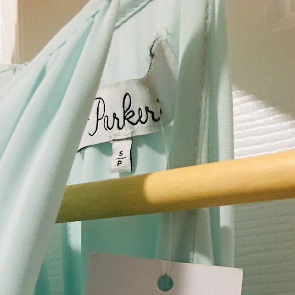 PARKER NWT Dress S Farall (Fiji blue/green) - Picture 6 of 8